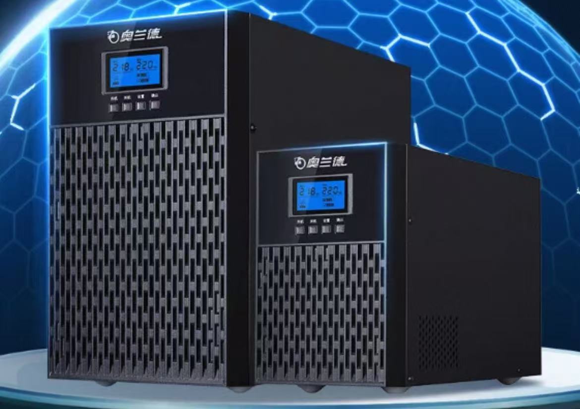 奥兰德ups电源T01/1KVA内置蓄电池输入220输出220最大负载900w
